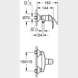 Eurosmart Brusearmatur