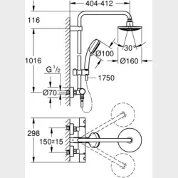 New Tempesta Cosmop Brusesystem 27922000