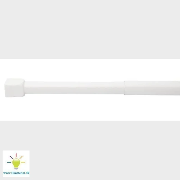 Teleskopstang Hvid Alu 110-185 Cm 19Mm