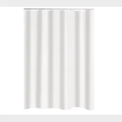 Hvid Badeforhng 120X200 Cm