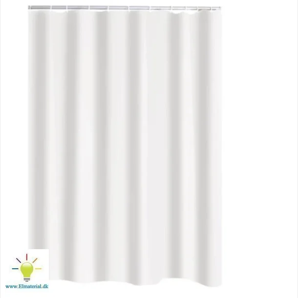 Hvid Badeforhng 180X200 Cm