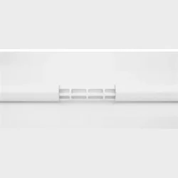 Universal Brusestang Hvid Alu 20Mm