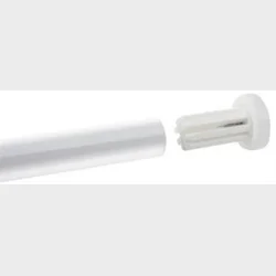 Universal Brusestang Hvid Alu 20Mm