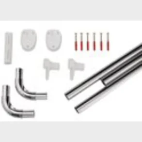 Universal Brusestang �25 Mm Krom