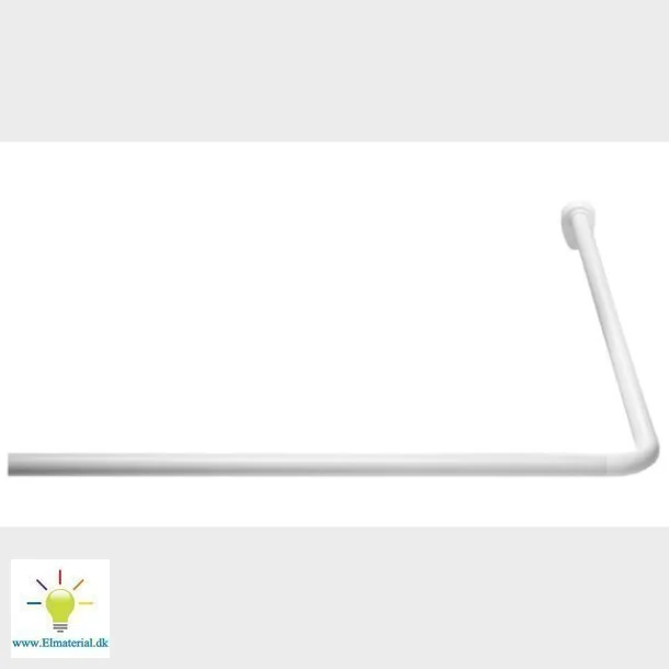 Universal Brusestang 25 Mm Hvid