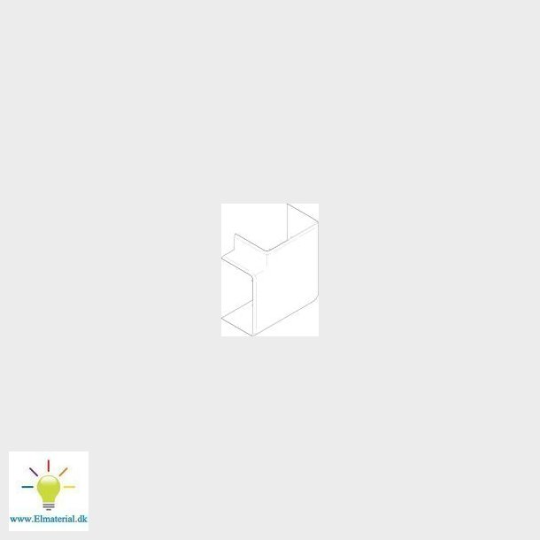 Fladvinkel For Clidi 55X130 Hvid