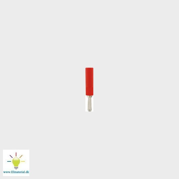 Test-Stik &macr;4.0Mm Isoleret R&iquest;d