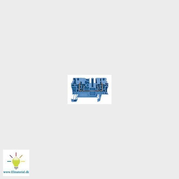 Gennnemgangsklem. Zdu2,5 Bl