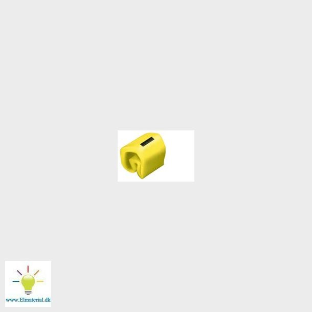 Ledningsm&frac34;rk Jord Gul Clic 02-3