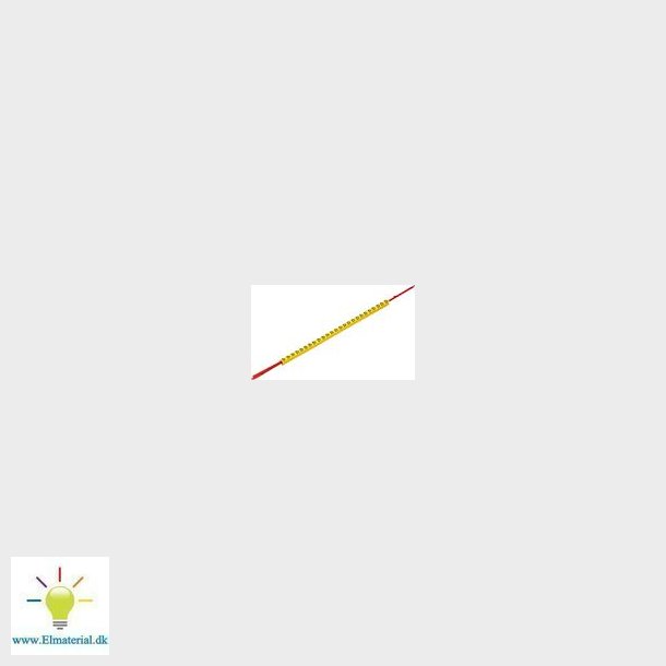 Ledningsm&frac34;rke 9 Gul Cli R 02-3