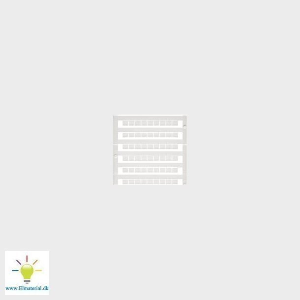 Klemm&frac34;rke Dek 5/6,5 Mc Hvid