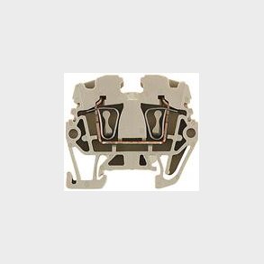 Gennemgangsklemme Beige