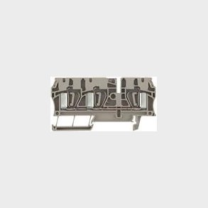 Gennemgangsklemme Beige Fjeder/