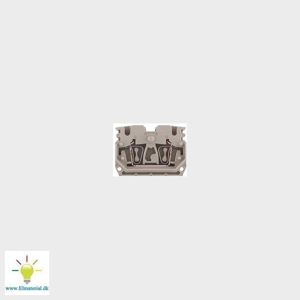 Midt-Klemme Beige 2Xfjeder