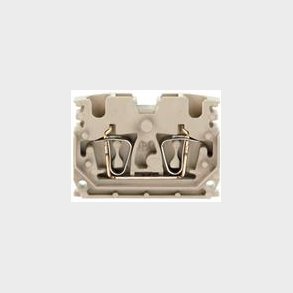 Endeklemme Beige 2Xfjeder