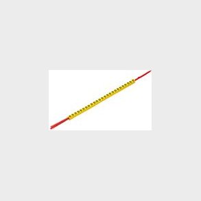 Ledningsm&frac34;rke S Gul Cli R 02-3