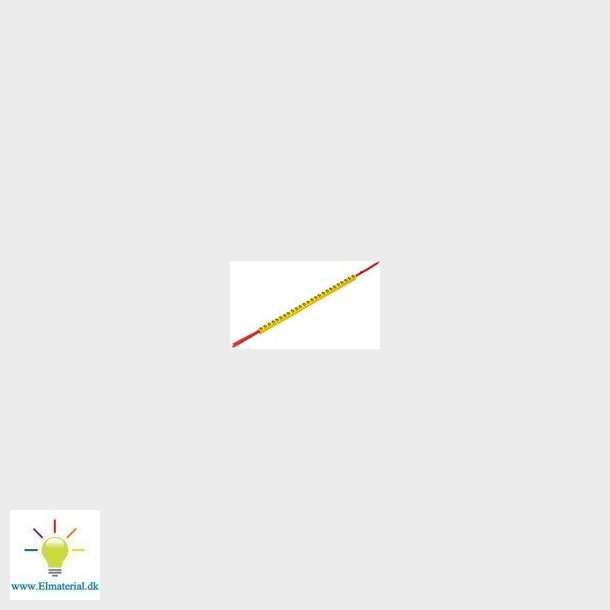 Ledningsm&frac34;rke W Gul Cli R 02-3