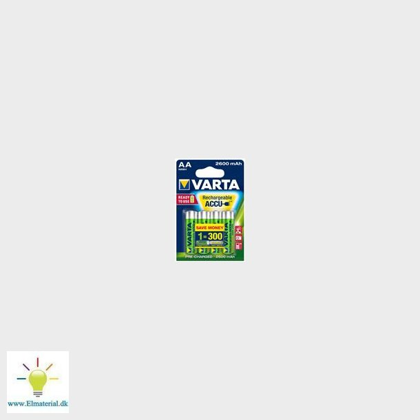 Genopladeligt Batteri Aa 2600Mah 