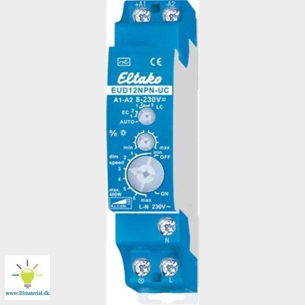 Lysdmper Led 8-230Vuc 400W, Din-Skinne