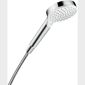 Crometta 1Jet Handdusch Vit/Krom