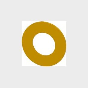 Nödstopp Bakplatta, gul