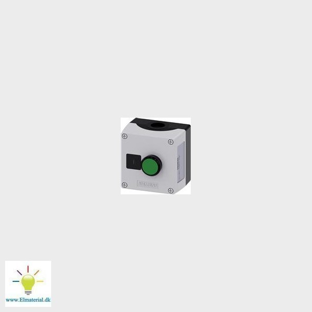 Trykknap Kasse, Grn Tryk "I"