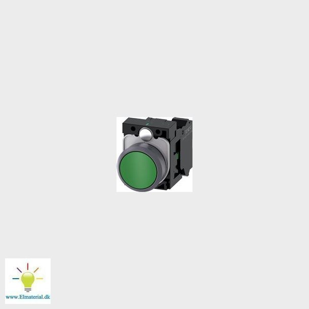Trykknap, 22Mm, Rund, Plast
