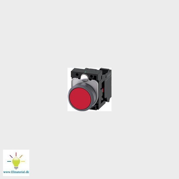 Trykknap, 22Mm, Rund, Plast