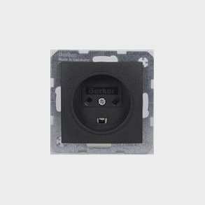 Stikkontakt Hospital S./B Ral9010  Blank