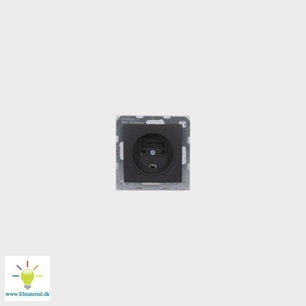 Stikkontakt Hospital S./B Ral9010  Blank