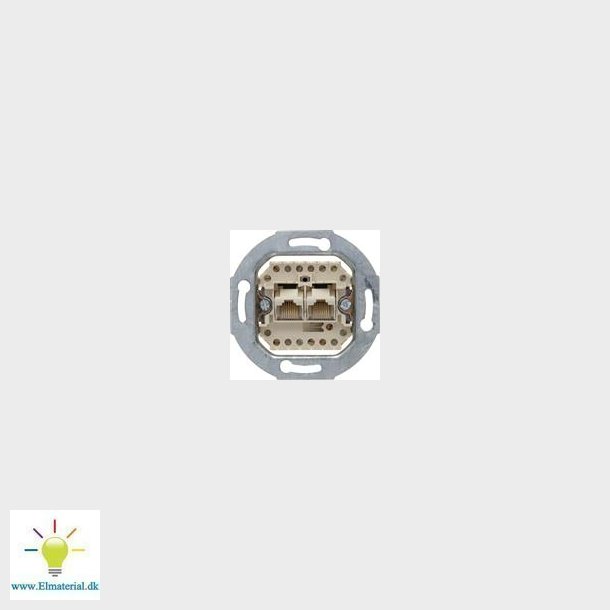 Tele Dataudtag 8/8 Cat. 3 Hvid