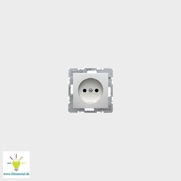 Stikkontakt Uden Jordben S./B. Hvid