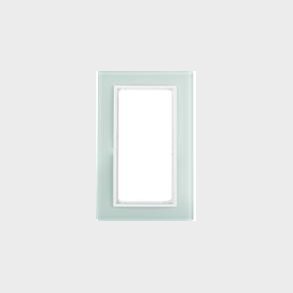 Ramme 1Modul Stor - B.7 Glas Hvid