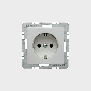 Stikkontakt Dansk M Jord S./B. Alu