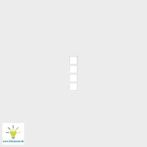 Ramme 4 Modul M/Labelfelt Lodret S. Hvid