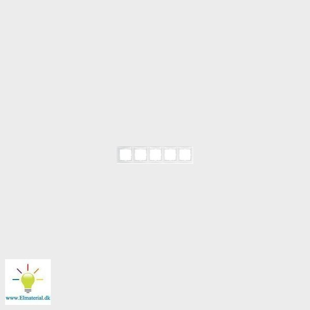 Ramme 5 Modul M/Labelfelt Vandret S Hvid