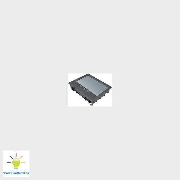 Gulvboks E09 For 12Mm Lgdybde Sort