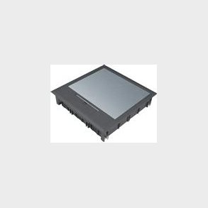 Gulvboks Q12 For  5Mm Lgdybde Sort