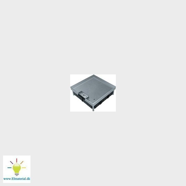 Gulvboks Q06 Nivellerb. Kassette Rustfri