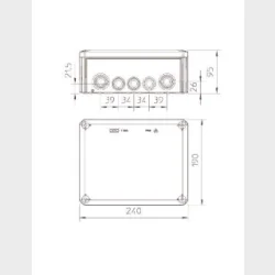 Forgreningsdse T250 240X190 Lg