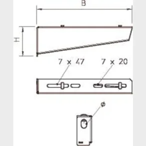 Konsol Mwam 12/110 M/Bolts�t Ez