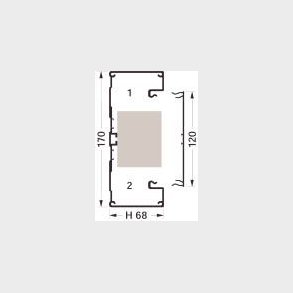Kanalbund F/Bra70172 Alu