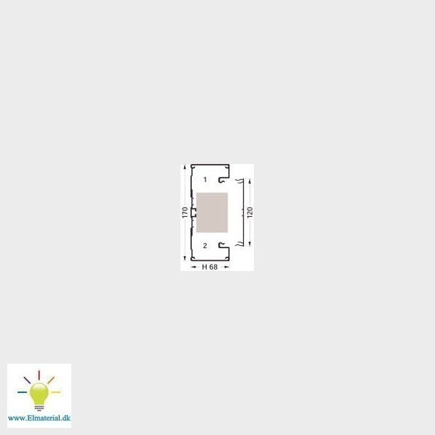 Kanalbund F/Bra70172 Alu