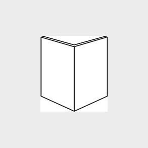 Lg For Udvendig Hj&iquest;rne Brh 100Mm