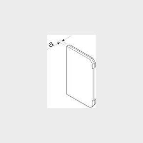 Endestykke F/Brhn130 Pg