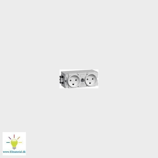 Stikkontakt Ecoline 2Xdk For C-Profil