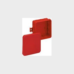 Kopplingsdosa Q12 85X85 Röd