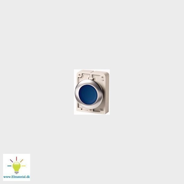 Trykknap,  30 Mm, Metal, Bl, Ip67