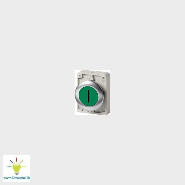 Trykknap,  30 Mm, Metal, Grn, Ip67