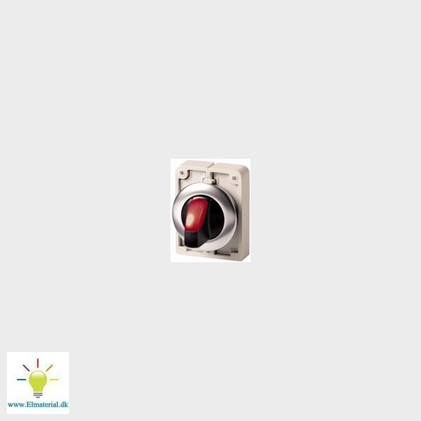 Drejeomskifter, 2 Still, Rd, 30 Mm